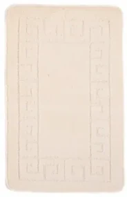 Kúpeľňový koberček MONO 1030 krémový 1613 1PC grécky