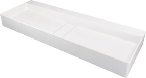 Deante Umývadlo na dosku Blur 100x40 cm - CQB AU1S, granit, alabaster