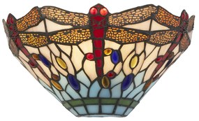 Svietidlo nástenné Tiffany VÁŽKA SKY