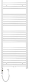Mexen Ares, elektrické vykurovacie teleso 1500x600 mm + vykurovacia tyč 900 W, biela, W102-1500-600-2900-20