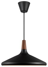 Závesná lampa Nori Ø 39 cm, čierna