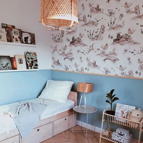 Tapeta podvodný svet biela 280x100 cm