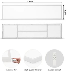 Brilagi-LED Stmievateľné kúpeľňové svietidlo FRAME SMART LED/50W/230V 120x30 IP44 + DO