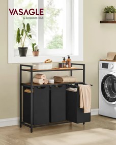 Kôš na bielizeň s 3 priehradkami BLH213B01