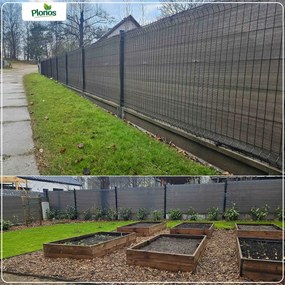 Tieniaca sieť 1,2x50m 140g/m2 + 50 svoriek PLONOS 454110 - sivá