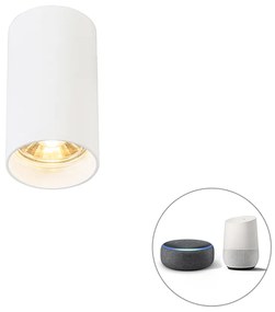 Inteligentné moderné bodové svetlo biele vrátane WiFi žiarovky GU10 - Tuba