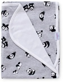 Babymatex Detská deka Bamboo panda, 75 x 100 cm