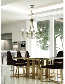 Luster na reťazi MUZA 5xE14/40W/230V