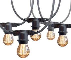 Vonkajšia dekoračná reťaz MIMOSA 10xE27/1,3W/230V IP44 10 m