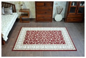 Luxusný kusový koberec akryl Honor bordó 80x150cm