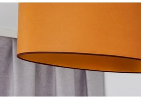 Duolla - Prisadený luster OVAL VEGAN 1xE27/15W/230V hnedá