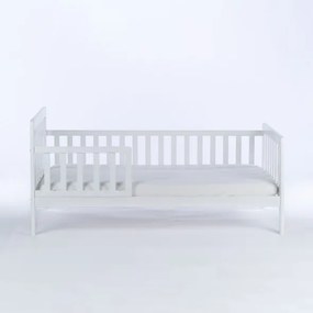 DREWEX Detská posteľ so zábranou Drewex Nidum 140x70 cm biela