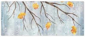 Obraz - Daždivý jeseň (120x50 cm)