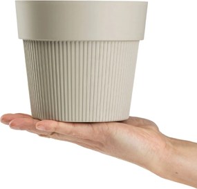 Květináč SILVA LINE 12,7x14,5 cm béžový