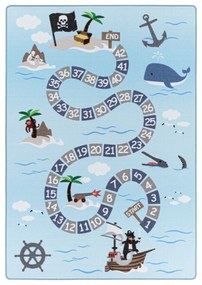 Ayyildiz, Kusový koberec Play 2908 blue, 160x230, modrá, detská izba