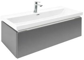 Kúpeľňová skrinka s umývadlom a baterií SAT Feel 100x30x44, 8 cm antracit mat SATFEEL100ANTU4BA, 1 ks