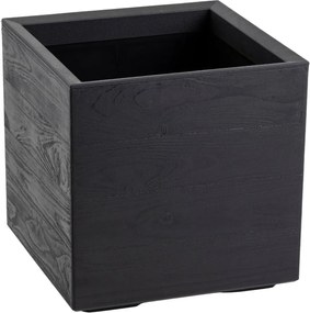 Květináč na kolečkách BETONIQUE 40x40 cm černý
