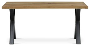 Autronic BONTEC Jedálenský stôl 160x90cm, drevo, dub, DS-X160 DUB Farba: Prírodné