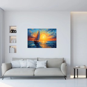 Obraz - Plachetnica (90x60 cm)