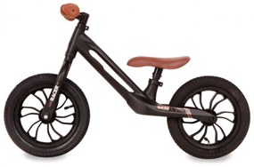 Detský balančný bicykel, odrážadlo Racer, hnedé
