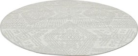 Koberec Haga 04196A krémový / sivý kruh