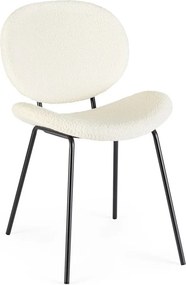 Biela čalúnená jedálenská stolička Maddie – Yes Everyday