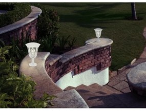 Eglo 98117 - Vonkajšia lampa MONREALE 1xE27/60W/230V IP44 výška 335 biela