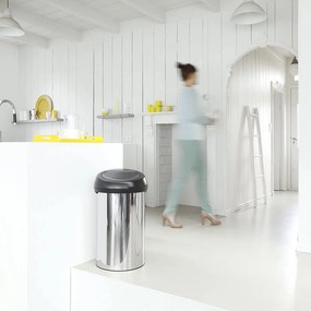 Brabantia Touch Bin 60L Lesklá oceľ/čierna