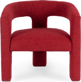 Relaxačné kreslo ARVEX – bordové bouclé