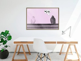 Artgeist Plagát - Courtship [Poster] Veľkosť: 45x30, Verzia: Čierny rám