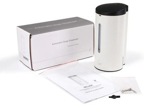 Bezdotykový dávkovač tekutého mydla Donner Round 700 ml, matný nerez