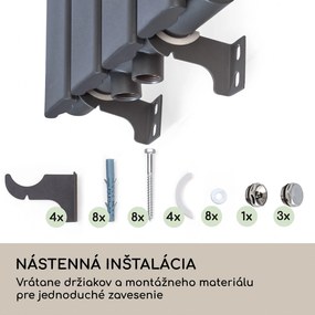 Blumfeldt Ontario 120 x 30 radiátor 1/2" bočné pripojenie, nástenná inštalácia, 380 W