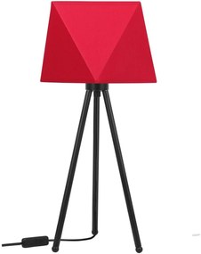 Stolová lampa DIAMOND, 1x textilné tienidlo (výber z 10 farieb), (výber z 3 farieb konštrukcie)