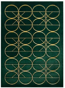 Dywany Łuszczów Kusový koberec Emerald 1010 green and gold - 140x190 cm