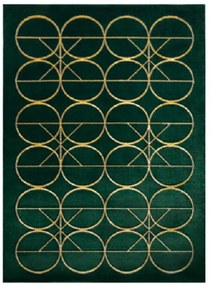 Dywany Łuszczów Kusový koberec Emerald 1010 green and gold - 160x220 cm