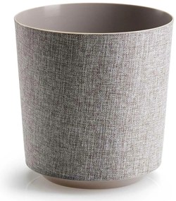 PLASTOVÝ KVETINÁČ ALOE TX 19,5X20 CM BÉŽOVÁ