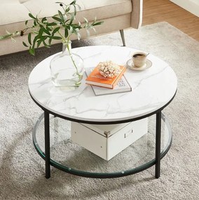 TRENDIE Kávový stolík Marble