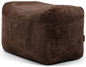 Tmavohnedý menčestrový sedací vak Plus 70 Lounge – SLOWDOWN