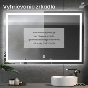 Zrkadlo s LED osvetlením F2