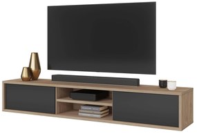 TV stolík Fiora 40 (dub olejovaný + antracit). Akcia -11%. Vlastná spoľahlivá doprava až k Vám domov. 1066467