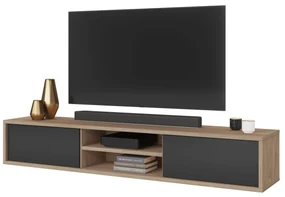 TV stolík Fiora 40 (dub olejovaný + antracit). Akcia -19%. Vlastná spoľahlivá doprava až k Vám domov. 1066467