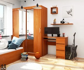 Písací stôl A-6 90 cm jelša pravý