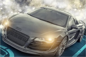 Obraz auta Audi - sivé (90x60 cm)