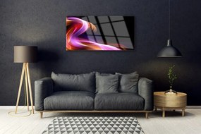 Obraz na skle Abstrakcie vlna umenie 125x50 cm