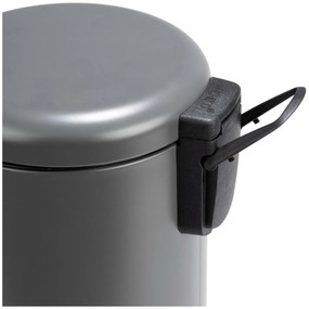 Wenko Pedálový odpadkový kôš Leman 3 l, sivá, 3 l
