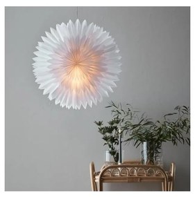 Markslöjd 705840 - Vianočná dekorácia SOLINA 1xE14/25W/230V pr. 58 cm biela