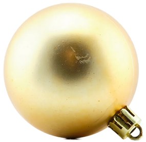 DECOLED Plastové ozdoby zlaté, 24 ks, d. 6 cm