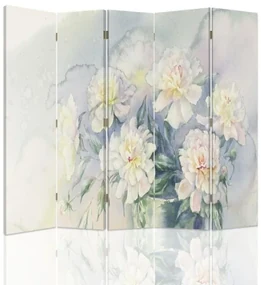 Gario Paraván Jemné pastelové kvety Rozmery: 180 x 170 cm, Prevedenie: Klasický paraván