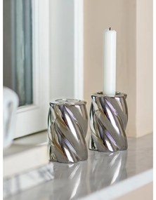 Kameninové svietniky v súprave 2 ks Silvia – Bloomingville