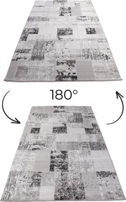 Koberec HOME 384 GREY / BLACK